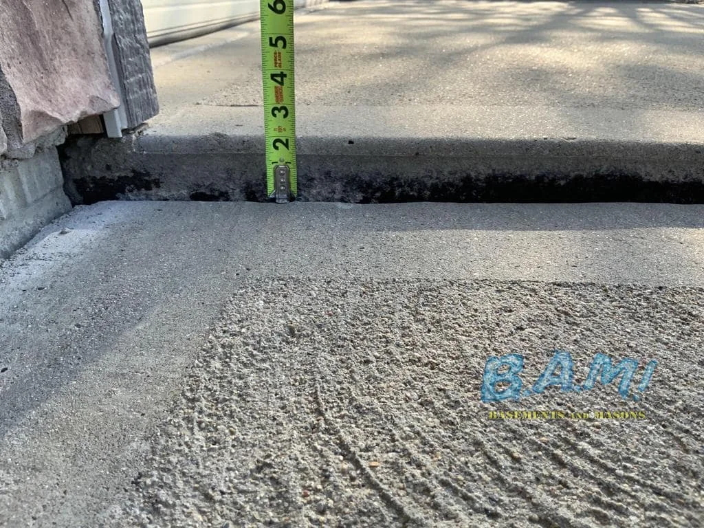 Concrete leveling — BAM Basements & Masons, Des Moines Iowa